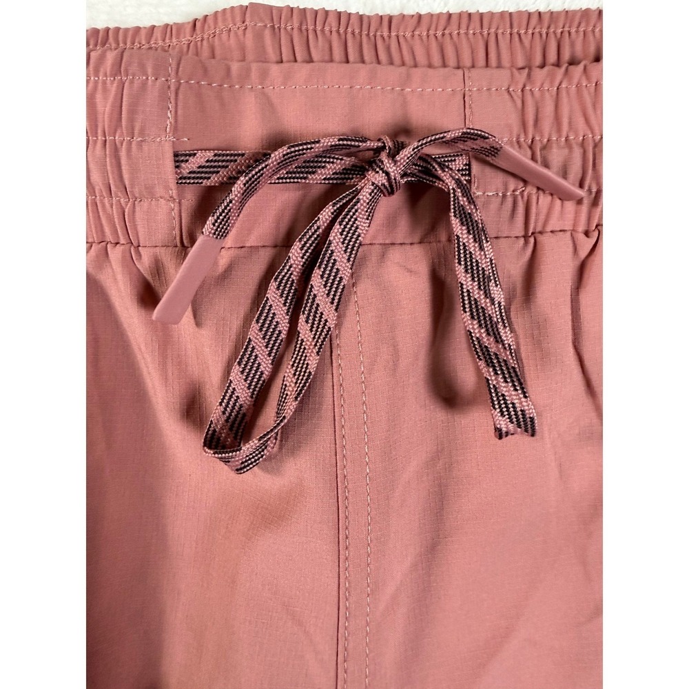 Pacific Trail Hiking Shorts Women L Pink Solid Relaxed Modern Gorpcore Adventure - Picture 5 of 9